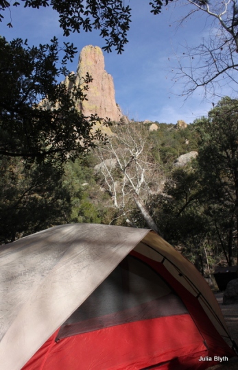 Cave Creek Canyon campsite